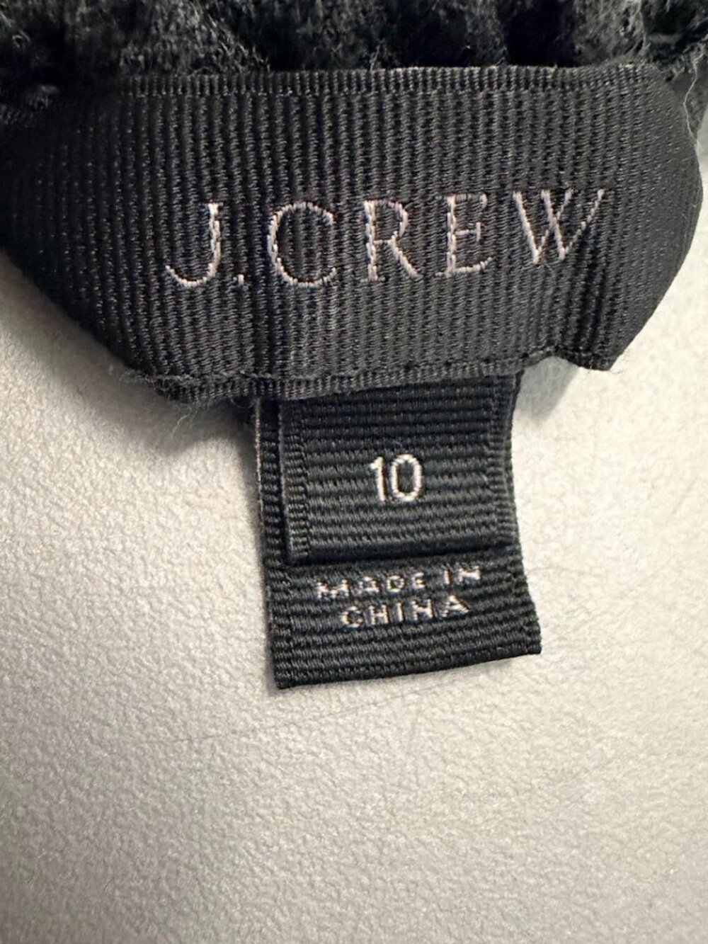 J. Crew Weekend Linen Pant Mid Rise Black 10 #A3061 - Picture 4 of 7